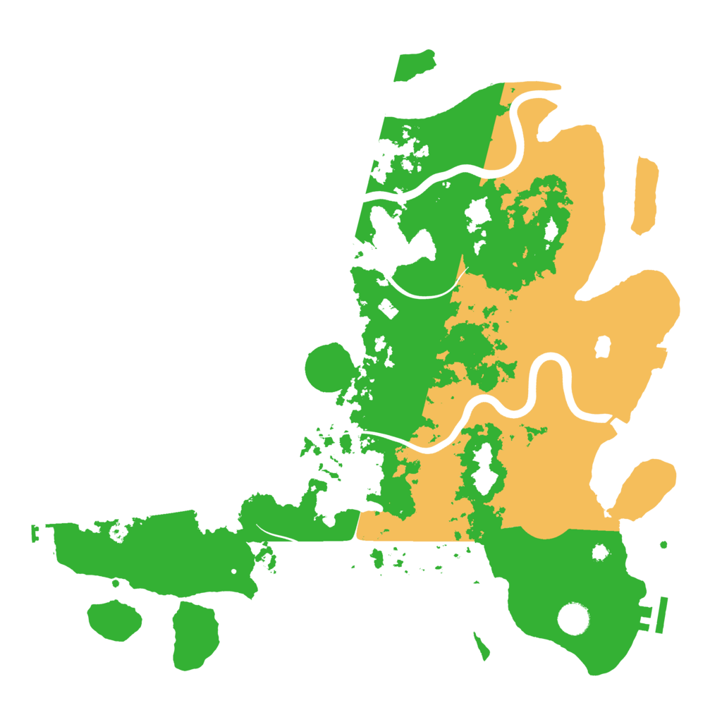 Biome Rust Map: Procedural Map, Size: 4000, Seed: 18092025