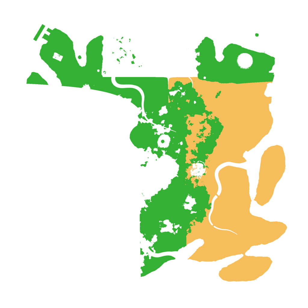 Biome Rust Map: Procedural Map, Size: 3500, Seed: 500686371