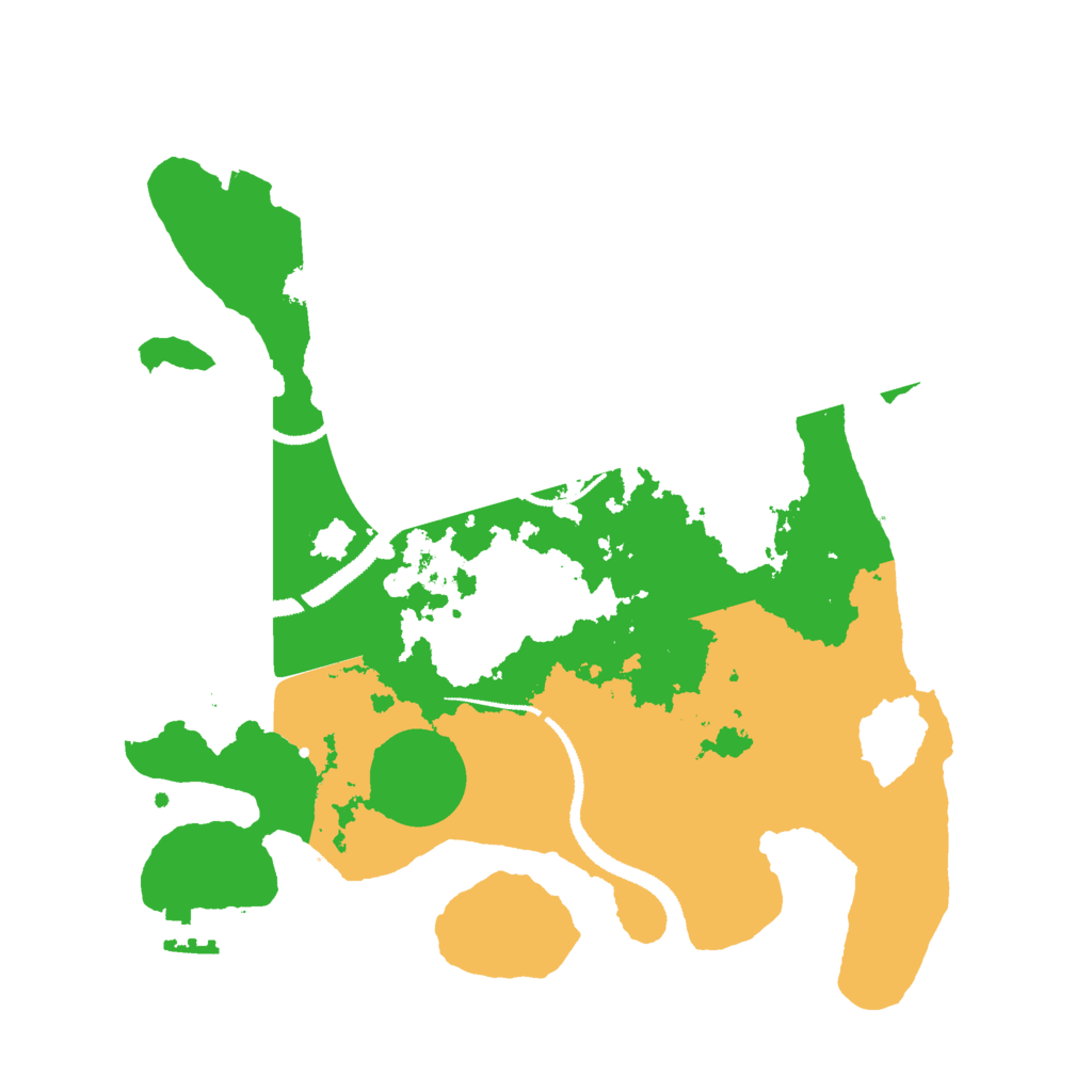 Biome Rust Map: Procedural Map, Size: 3000, Seed: 1049959518