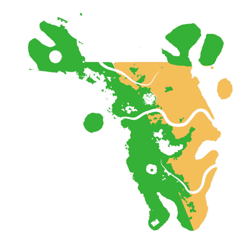 Biome Rust Map: Procedural Map, Size: 3500, Seed: 720371141
