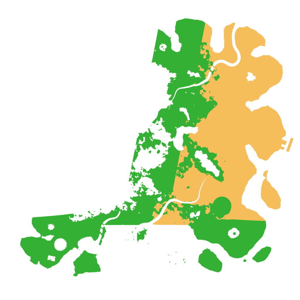 Biome Rust Map: Procedural Map, Size: 4250, Seed: 374604831