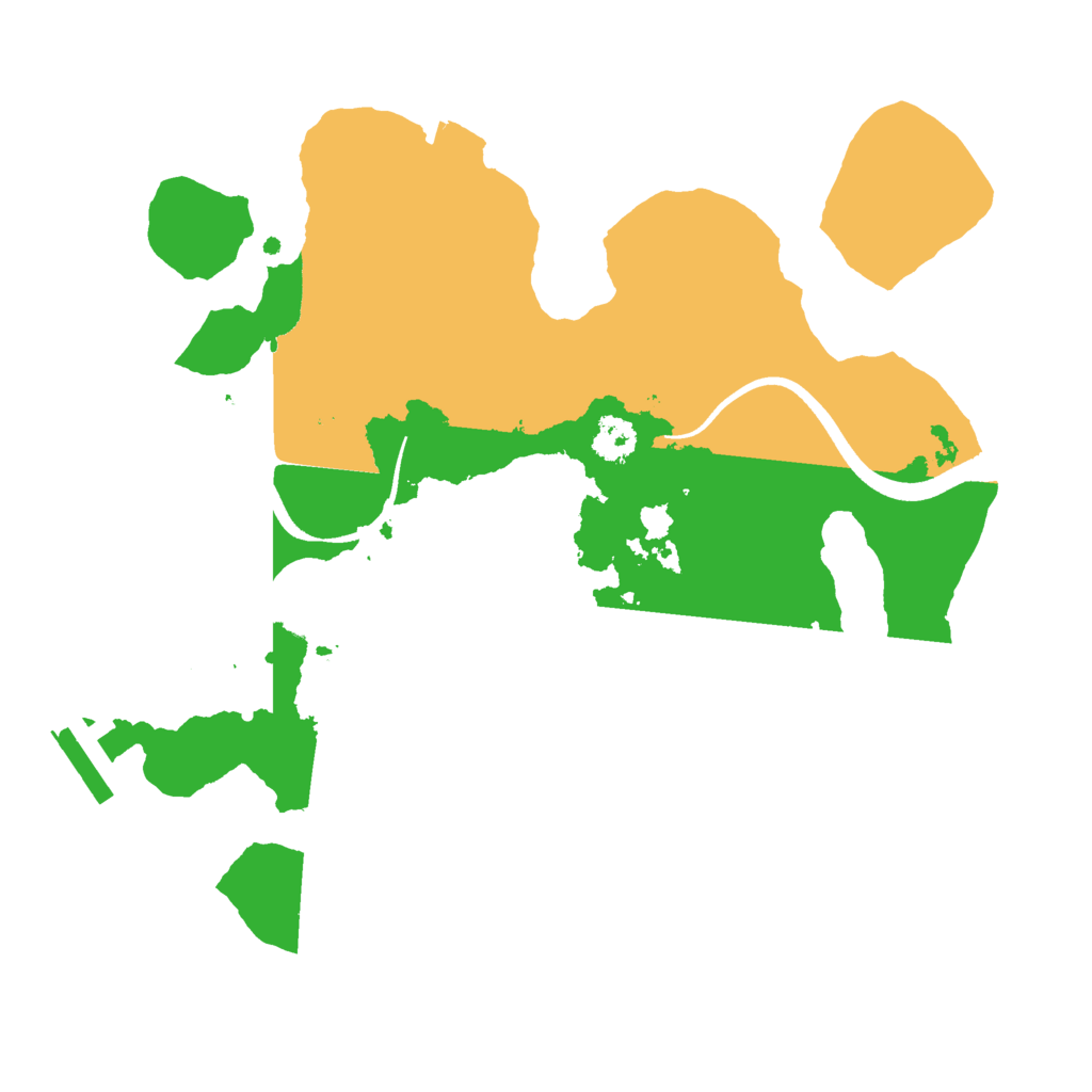 Biome Rust Map: Procedural Map, Size: 2500, Seed: 389701632