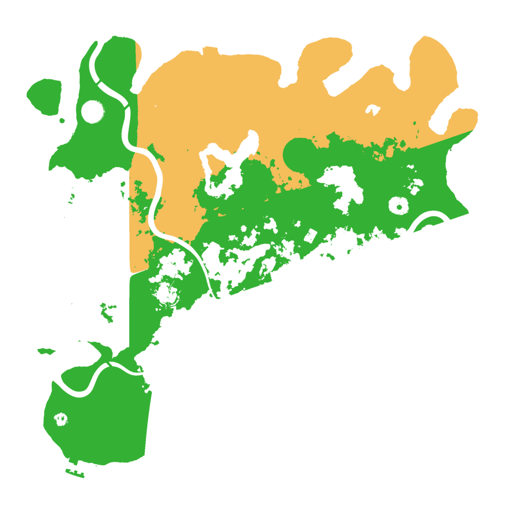 Biome Rust Map: Procedural Map, Size: 4000, Seed: 477620571
