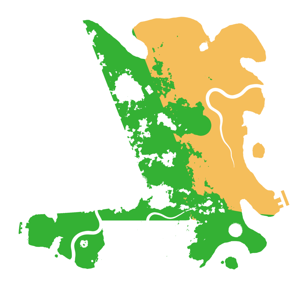 Biome Rust Map: Procedural Map, Size: 3750, Seed: 418006
