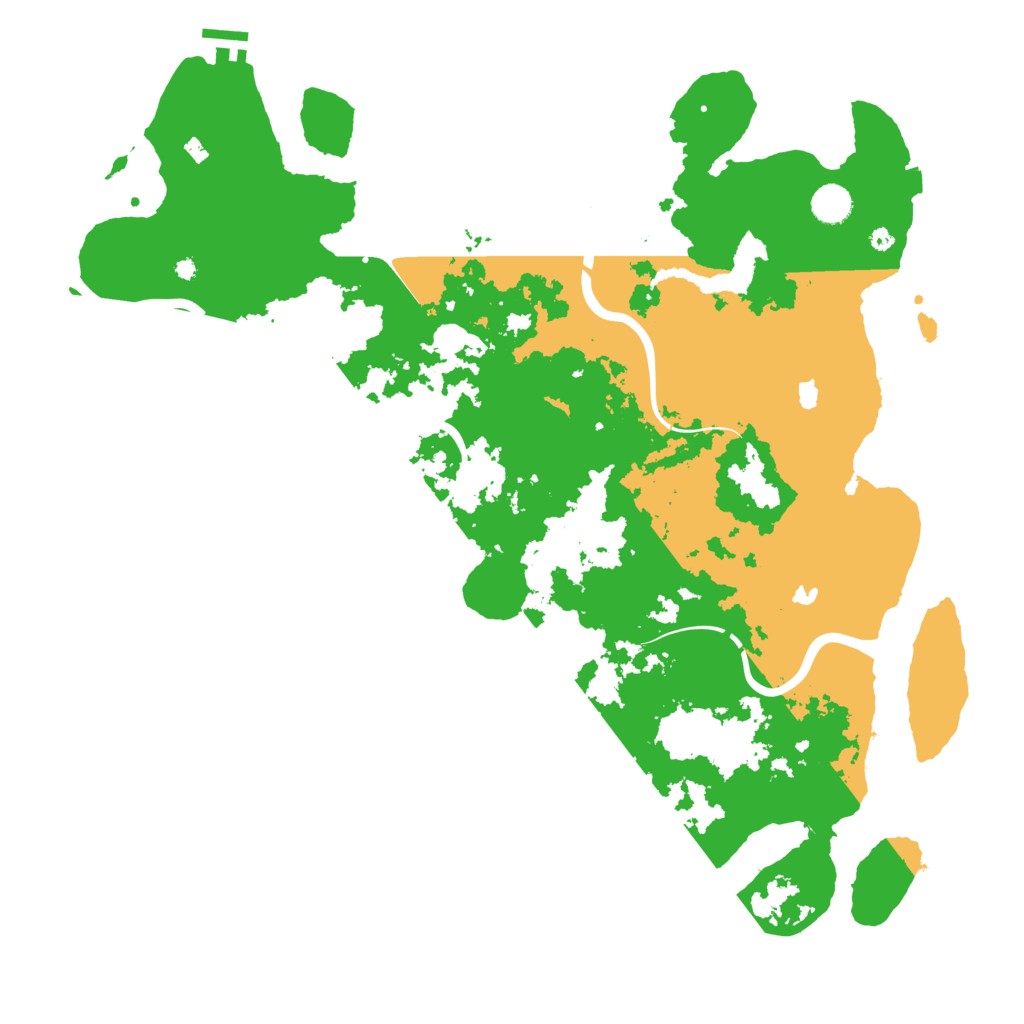 Biome Rust Map: Procedural Map, Size: 4500, Seed: 203525275