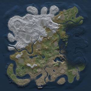 Thumbnail Rust Map: Procedural Map, Size: 4250, Seed: 1564912012, 16 Monuments