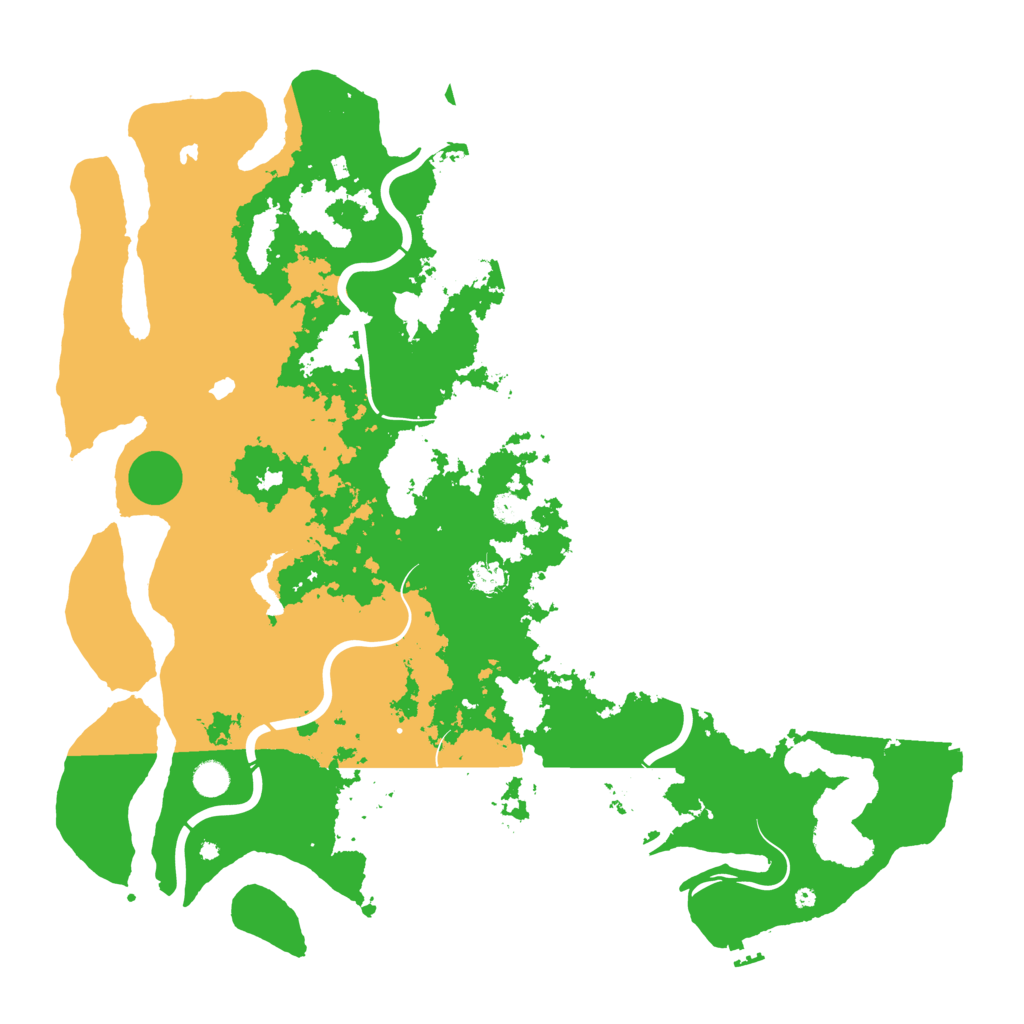 Biome Rust Map: Procedural Map, Size: 5000, Seed: 1125791056