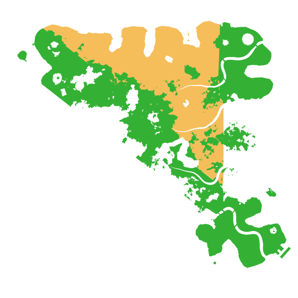 Biome Rust Map: Procedural Map, Size: 4500, Seed: 1448521954