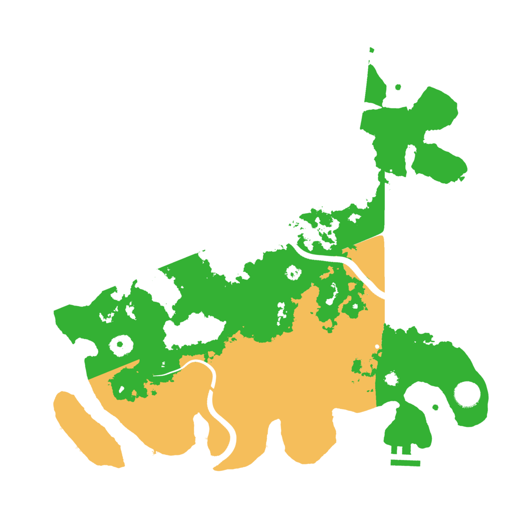 Biome Rust Map: Procedural Map, Size: 3500, Seed: 1423243469