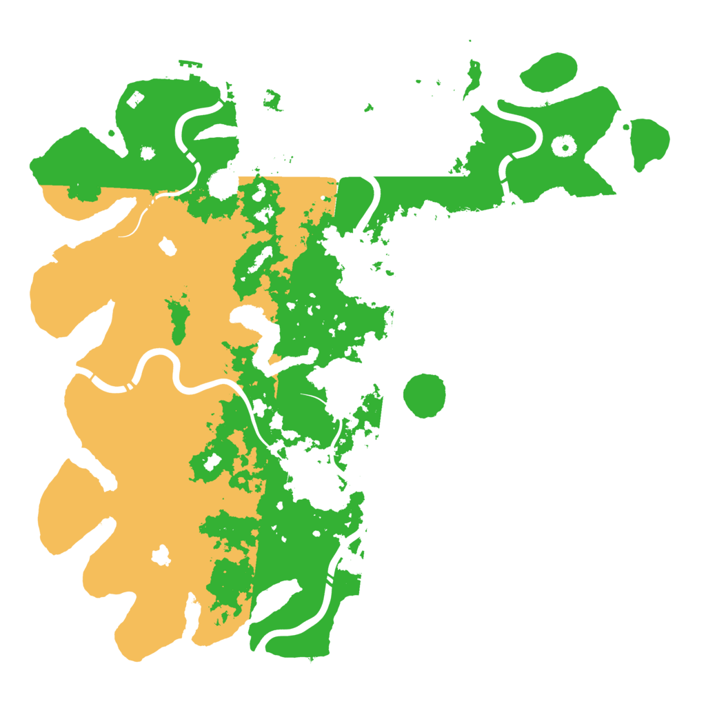 Biome Rust Map: Procedural Map, Size: 4500, Seed: 81563