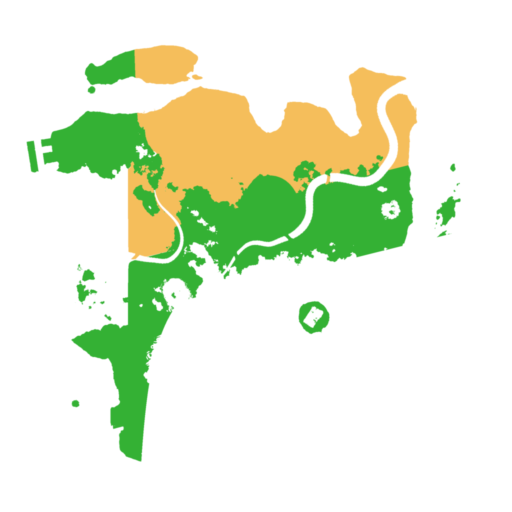Biome Rust Map: Procedural Map, Size: 2800, Seed: 1497356704