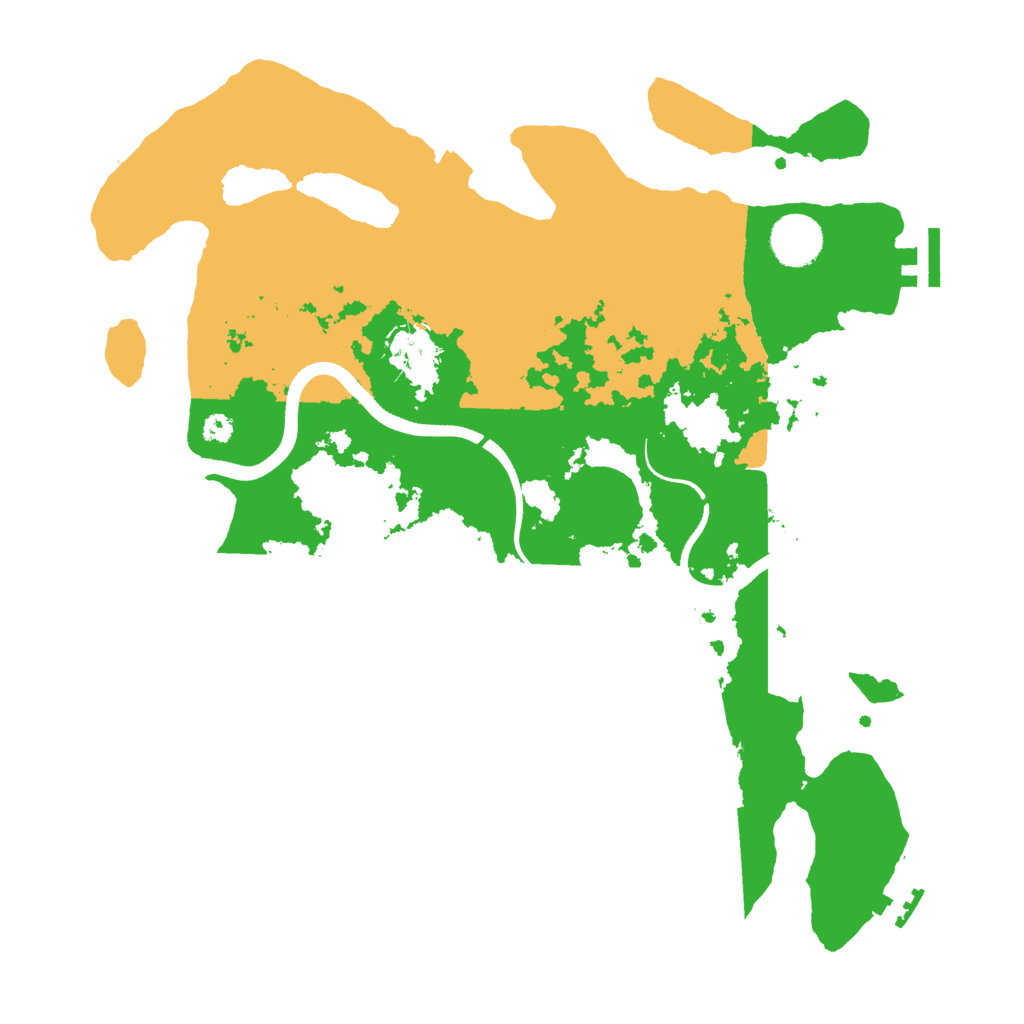 Biome Rust Map: Procedural Map, Size: 3500, Seed: 784228010