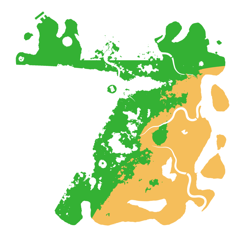 Biome Rust Map: Procedural Map, Size: 4500, Seed: 2117048619