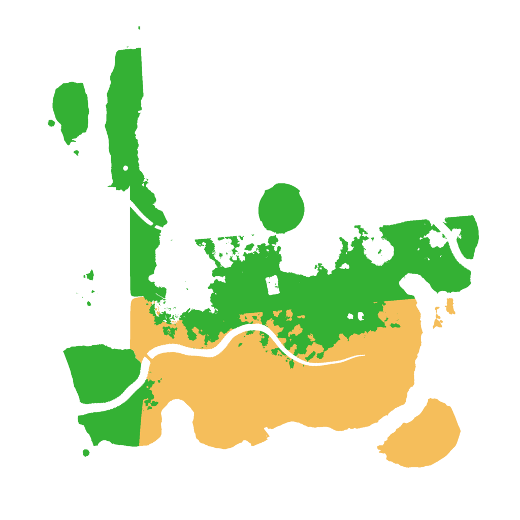 Biome Rust Map: Procedural Map, Size: 3000, Seed: 1157089017