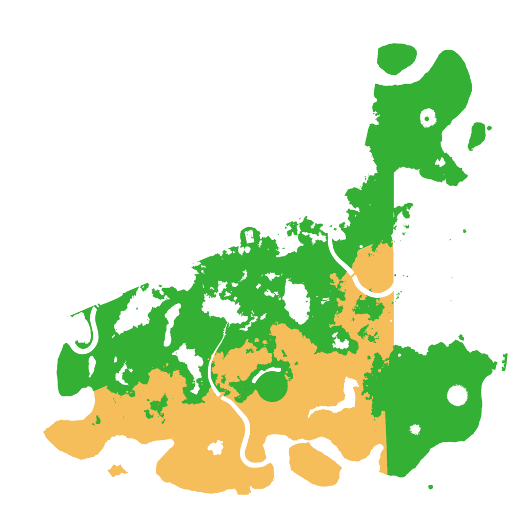 Biome Rust Map: Procedural Map, Size: 4500, Seed: 2092998147