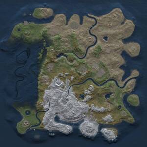 Thumbnail Rust Map: Procedural Map, Size: 4250, Seed: 24696126, 16 Monuments