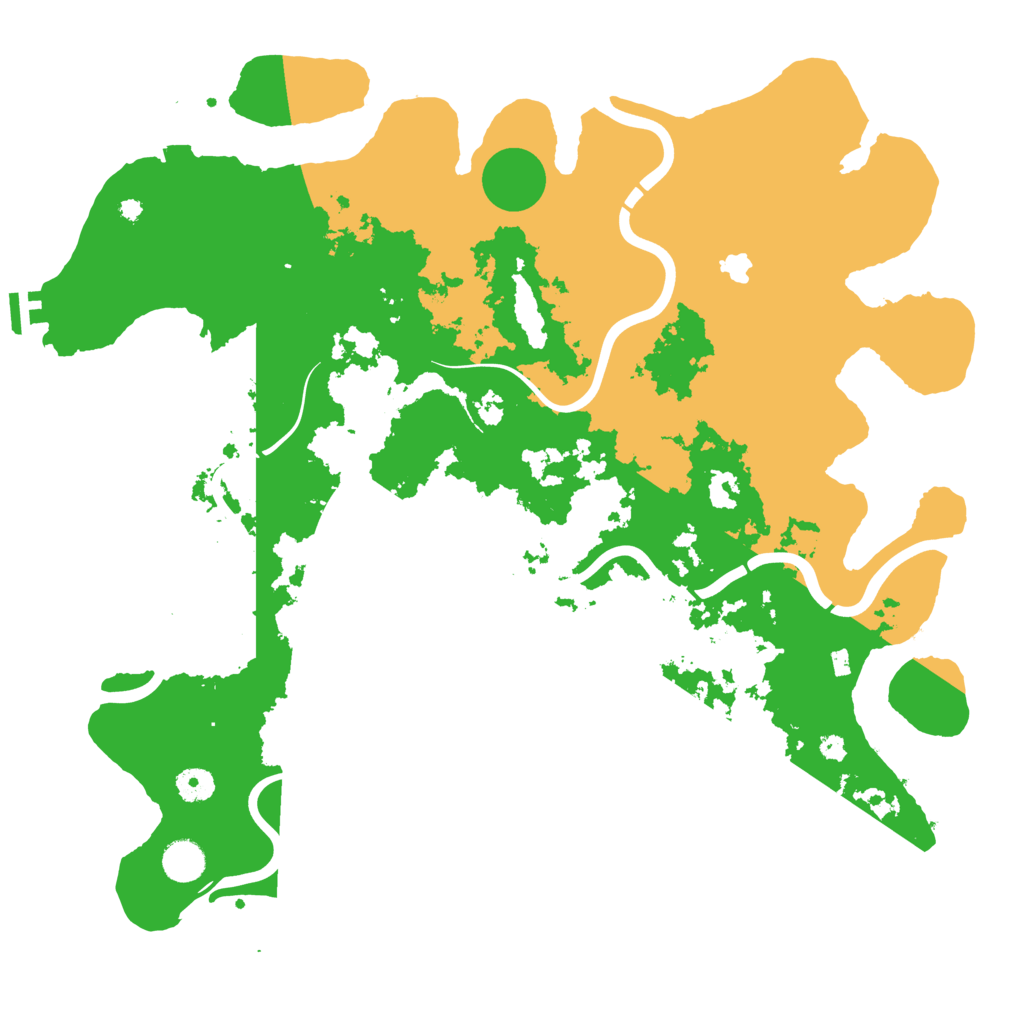 Biome Rust Map: Procedural Map, Size: 4250, Seed: 24696126