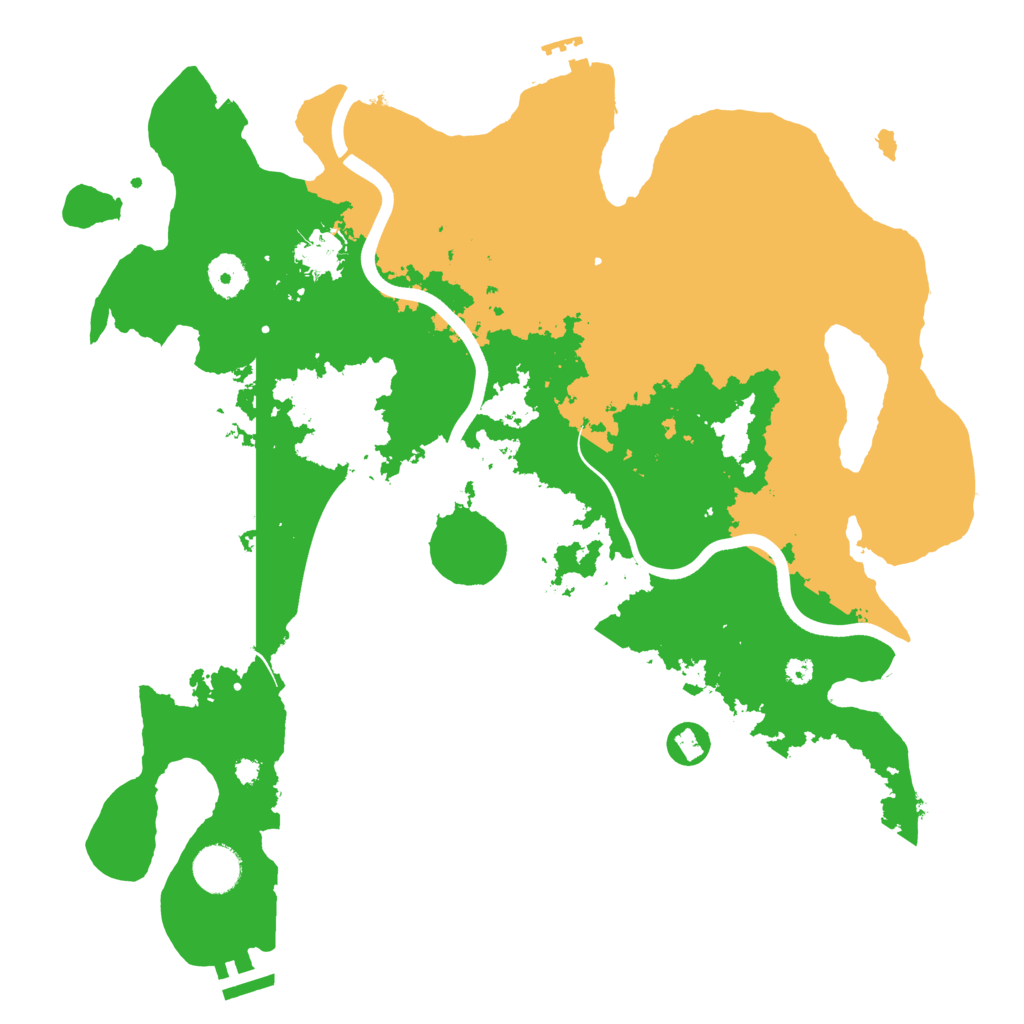 Biome Rust Map: Procedural Map, Size: 3750, Seed: 210372