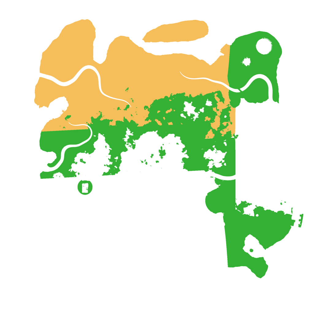 Biome Rust Map: Procedural Map, Size: 3500, Seed: 163532629