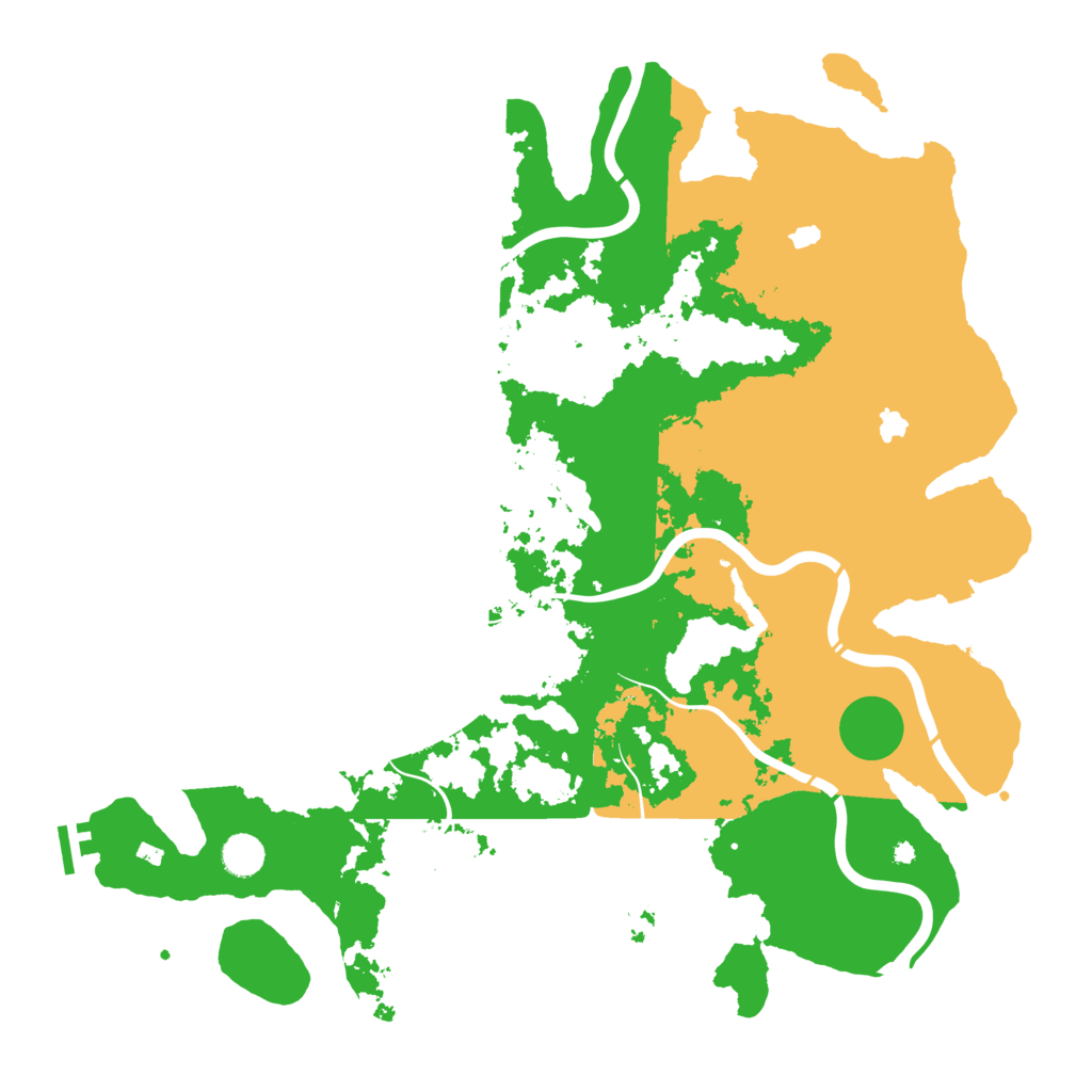 Biome Rust Map: Procedural Map, Size: 4500, Seed: 1410048114