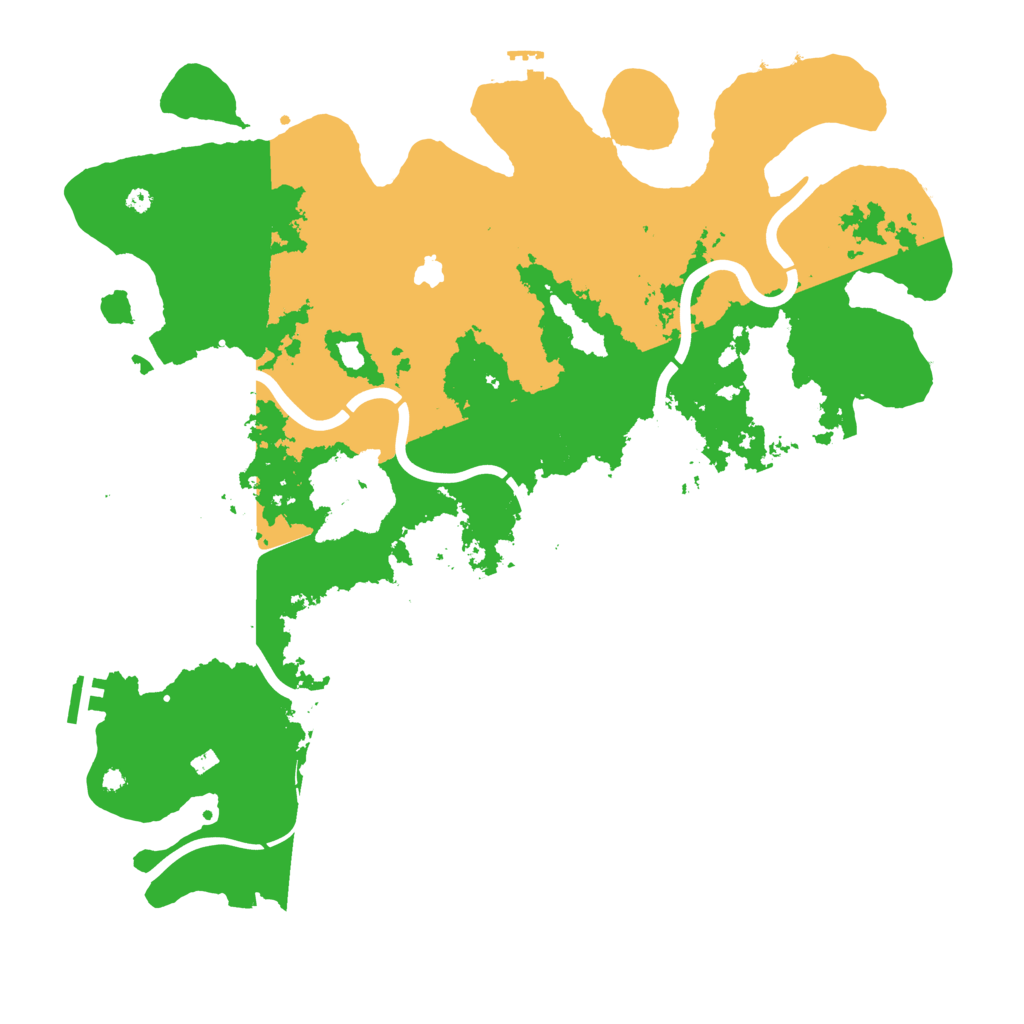 Biome Rust Map: Procedural Map, Size: 4250, Seed: 715797529