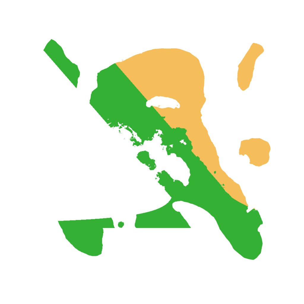 Biome Rust Map: Procedural Map, Size: 2000, Seed: 78417