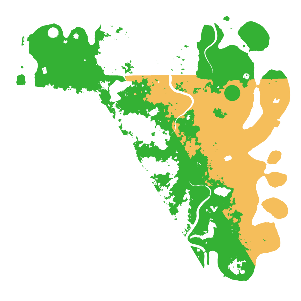 Biome Rust Map: Procedural Map, Size: 5000, Seed: 1669087035