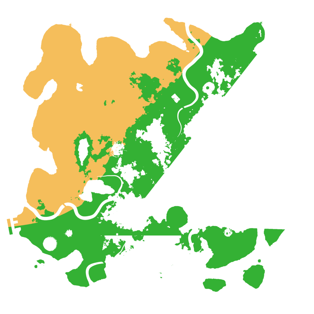 Biome Rust Map: Procedural Map, Size: 4000, Seed: 2053113100