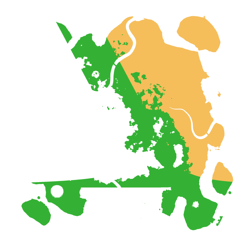Biome Rust Map: Procedural Map, Size: 3500, Seed: 368759120