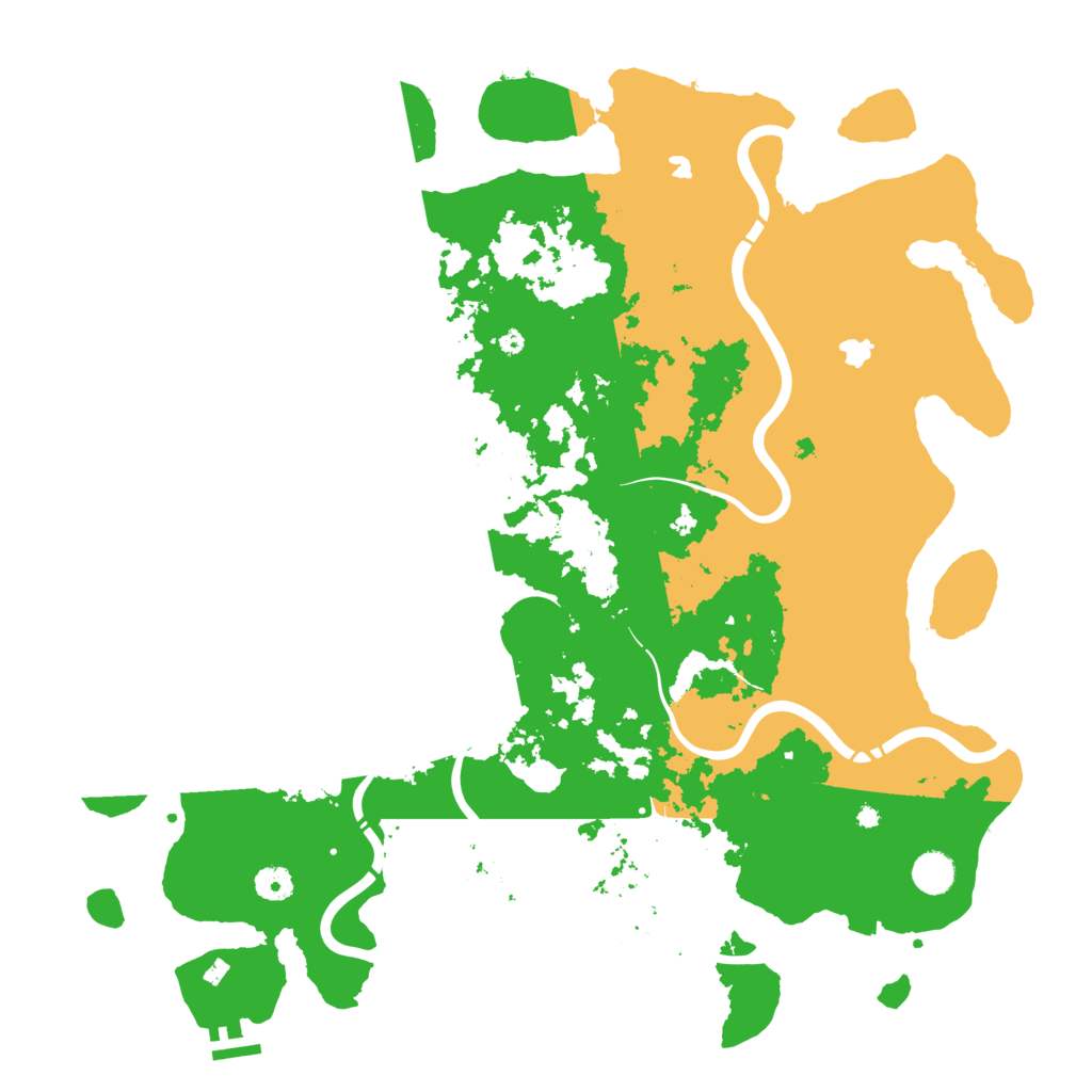 Biome Rust Map: Procedural Map, Size: 4500, Seed: 900612028