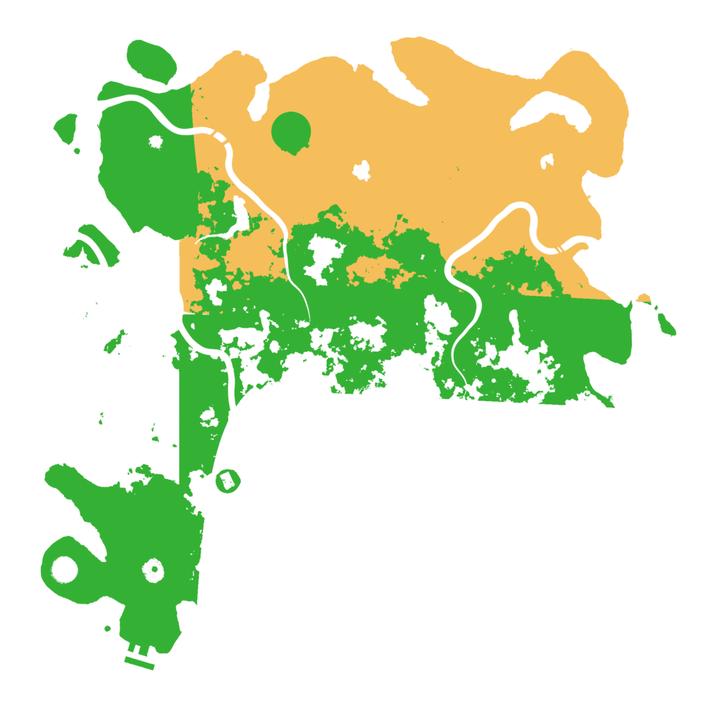 Biome Rust Map: Procedural Map, Size: 4800, Seed: 1721043482