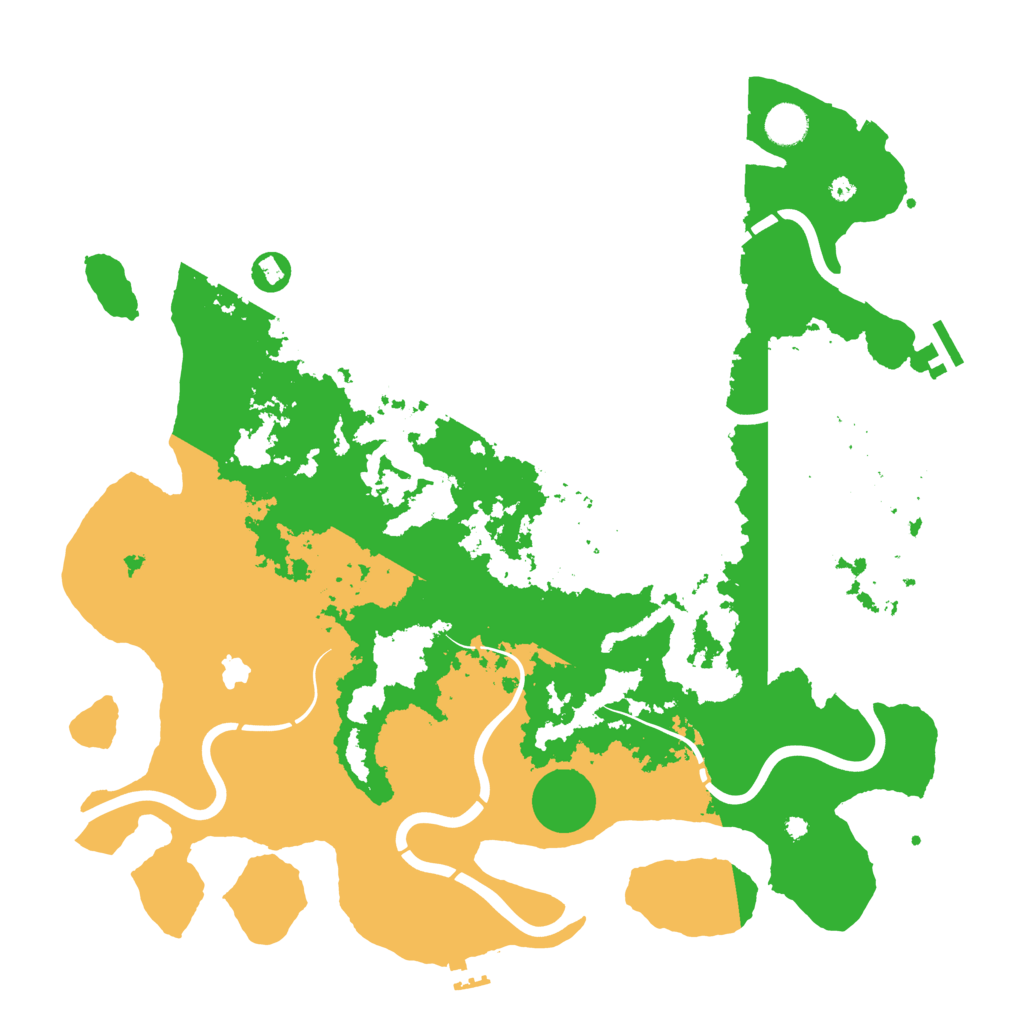 Biome Rust Map: Procedural Map, Size: 4250, Seed: 2089513431
