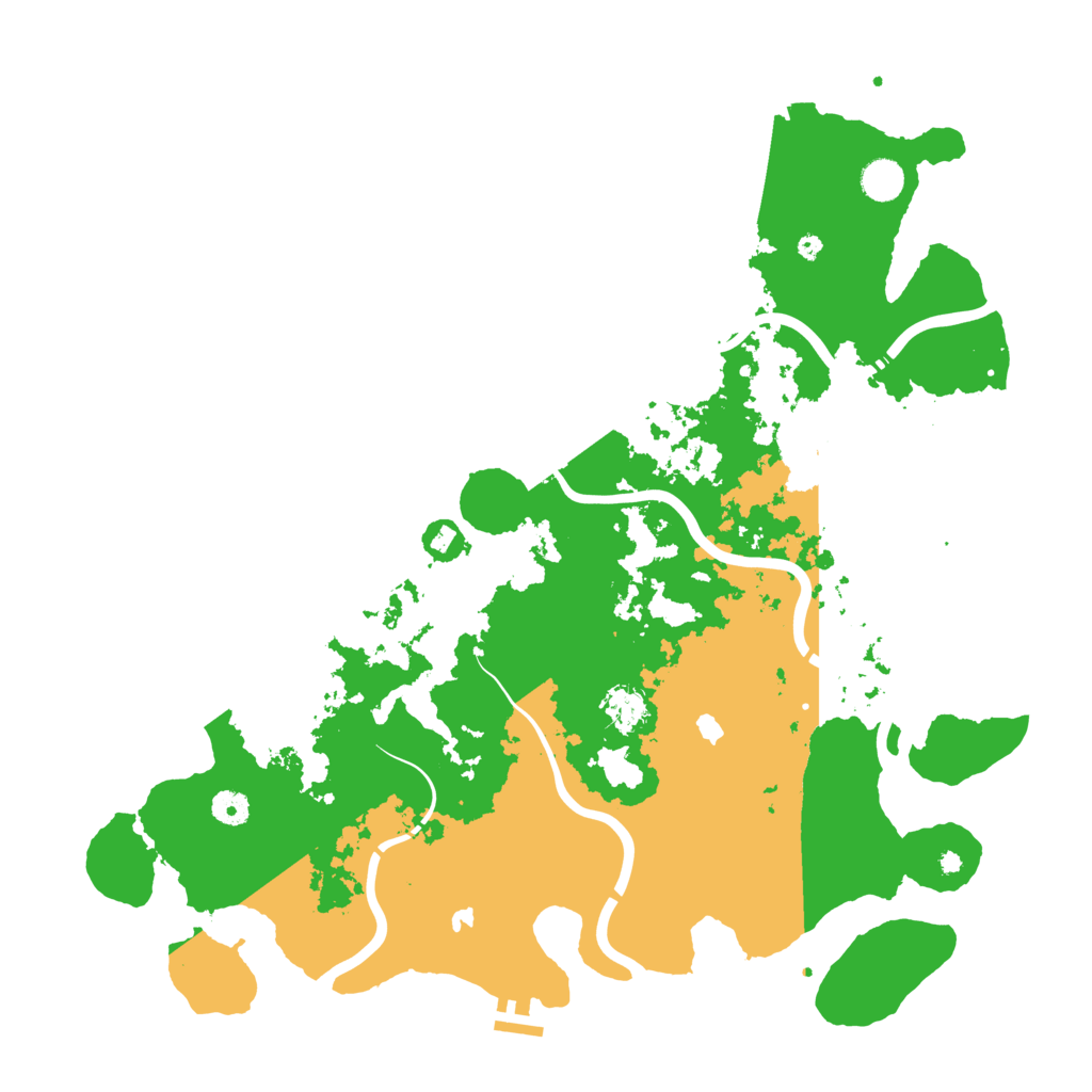 Biome Rust Map: Procedural Map, Size: 4500, Seed: 29209808
