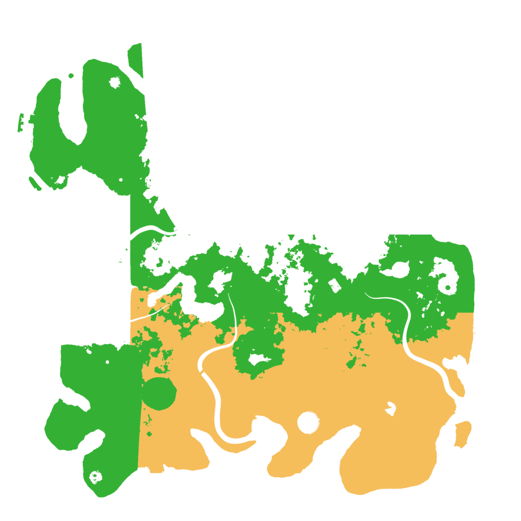 Biome Rust Map: Procedural Map, Size: 4200, Seed: 1987458