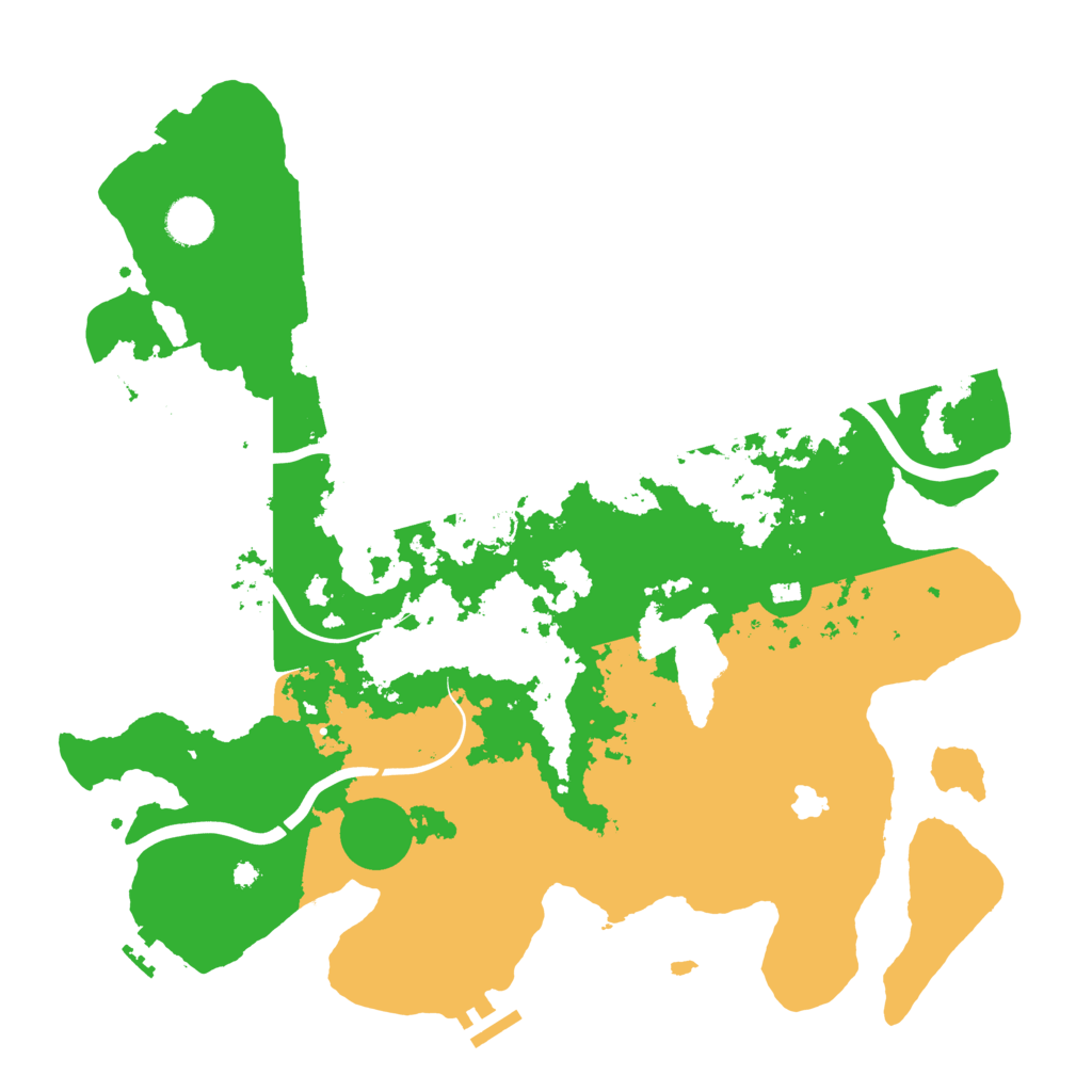 Biome Rust Map: Procedural Map, Size: 4000, Seed: 109182025