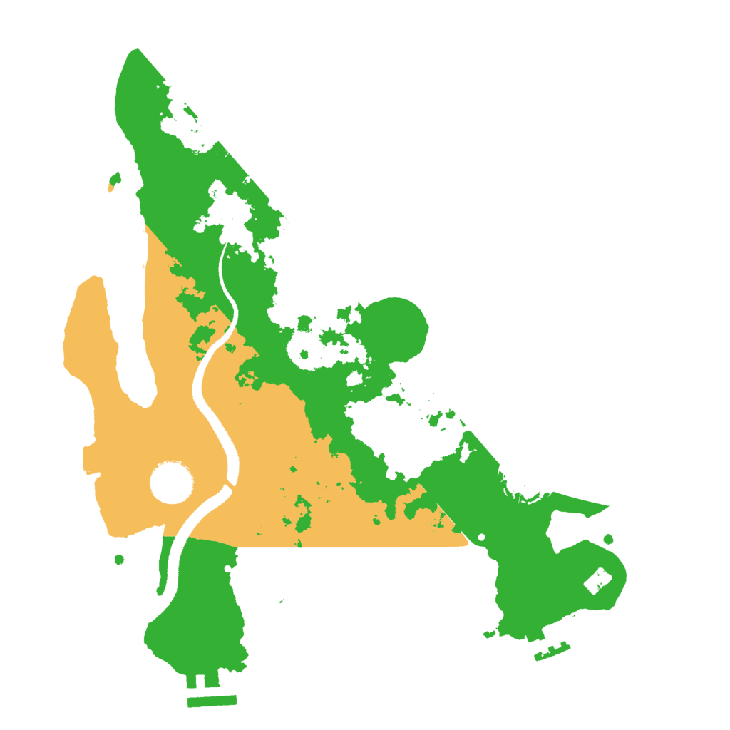 Biome Rust Map: Procedural Map, Size: 3000, Seed: 890862020