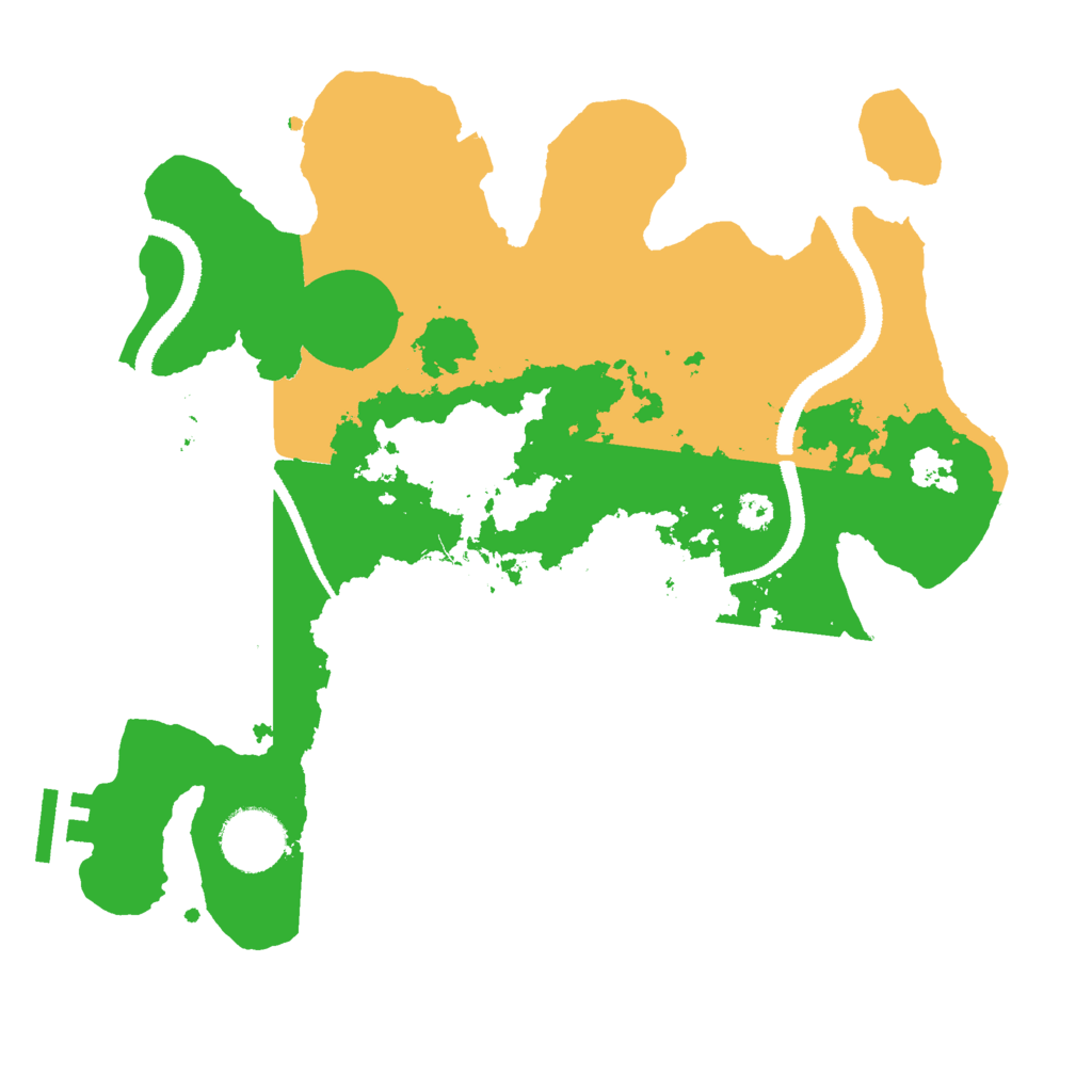 Biome Rust Map: Procedural Map, Size: 3000, Seed: 1041084472