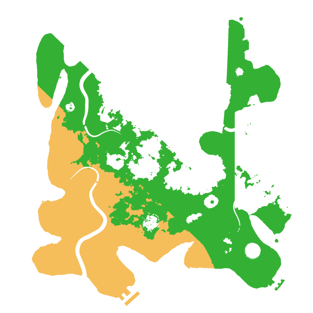 Biome Rust Map: Procedural Map, Size: 3500, Seed: 225870920