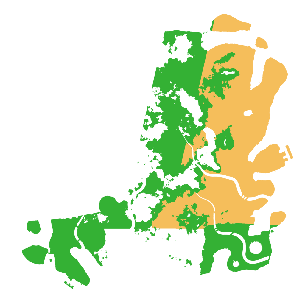 Biome Rust Map: Procedural Map, Size: 4250, Seed: 122511515