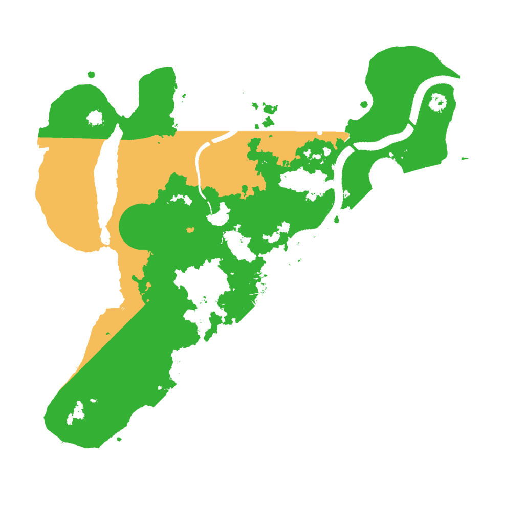 Biome Rust Map: Procedural Map, Size: 3000, Seed: 1460144825