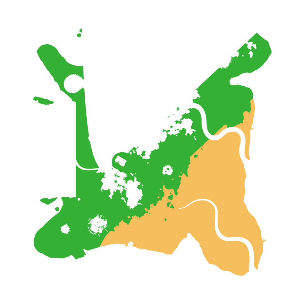 Biome Rust Map: Procedural Map, Size: 3000, Seed: 350127669