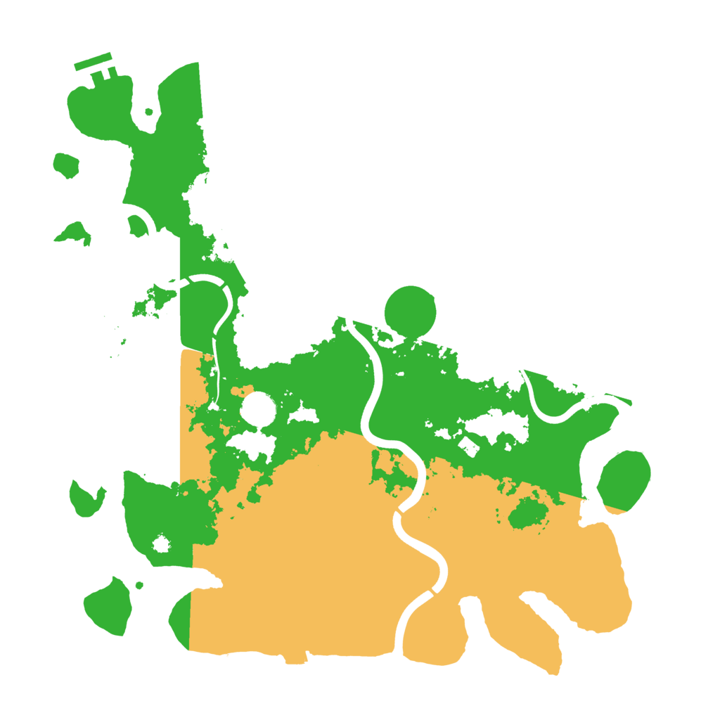 Biome Rust Map: Procedural Map, Size: 3800, Seed: 70090480