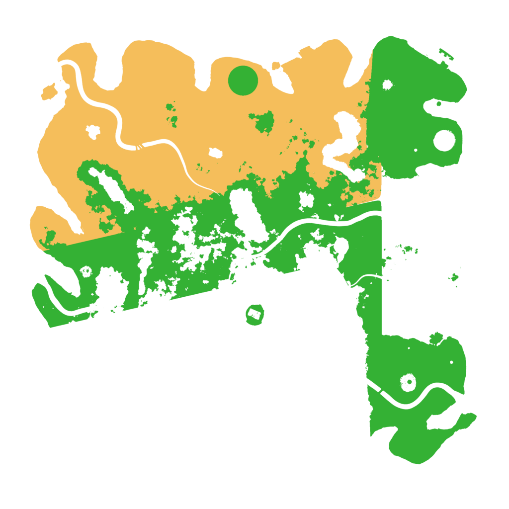 Biome Rust Map: Procedural Map, Size: 4500, Seed: 33534929