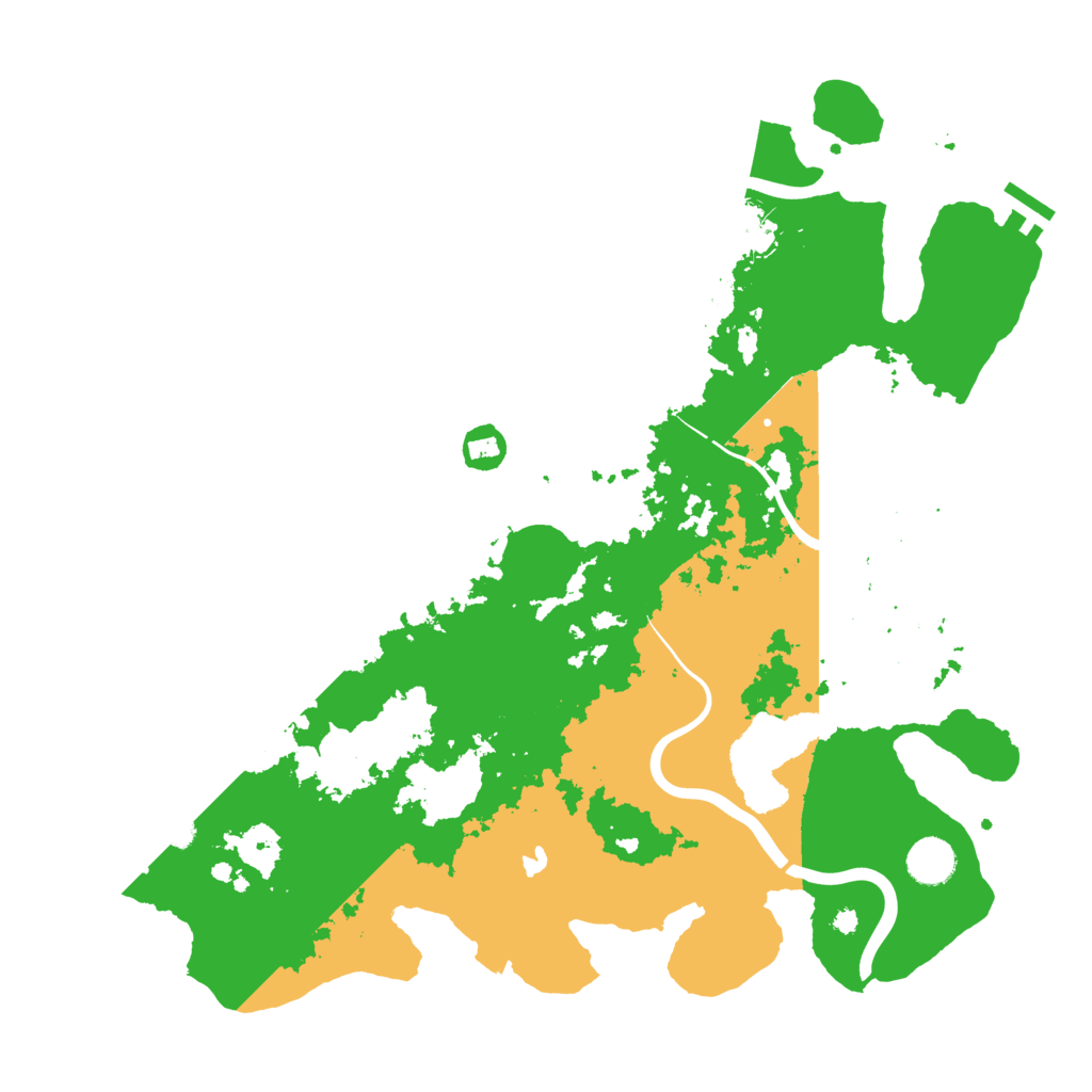 Biome Rust Map: Procedural Map, Size: 4000, Seed: 45669