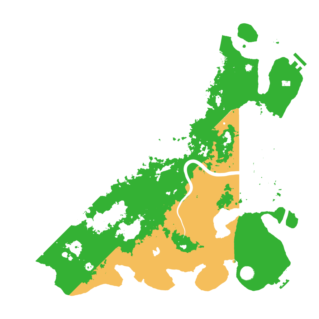 Biome Rust Map: Procedural Map, Size: 4000, Seed: 45669