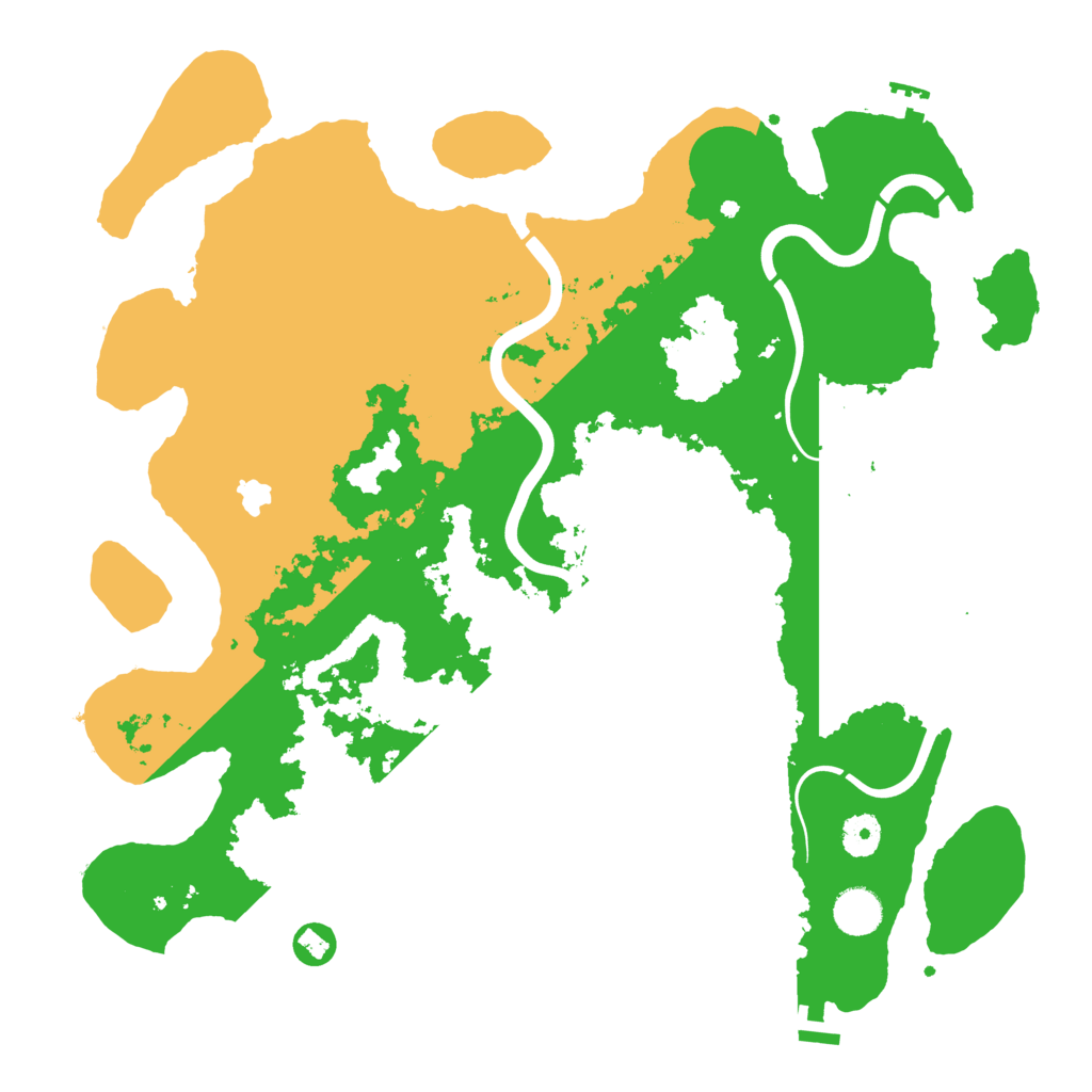 Biome Rust Map: Procedural Map, Size: 4000, Seed: 880212