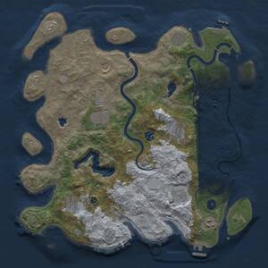 Thumbnail Rust Map: Procedural Map, Size: 4000, Seed: 880212, 15 Monuments