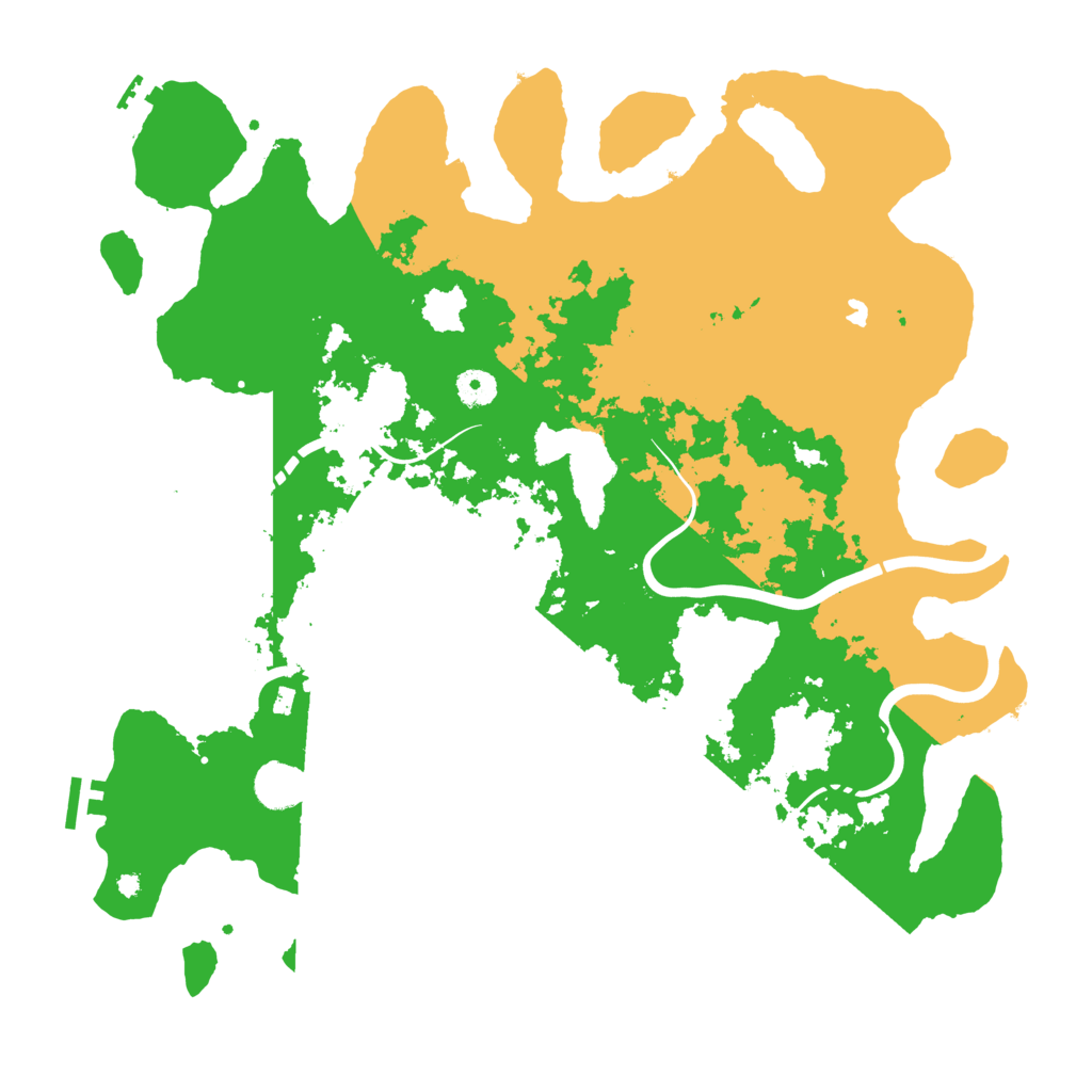 Biome Rust Map: Procedural Map, Size: 4250, Seed: 45481223