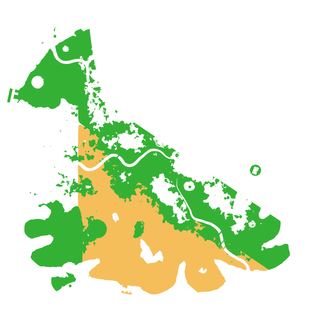 Biome Rust Map: Procedural Map, Size: 4500, Seed: 48847350