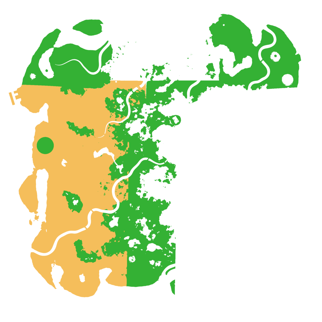 Biome Rust Map: Procedural Map, Size: 5000, Seed: 255478945